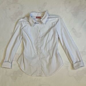 Women's White Button Down Shirt